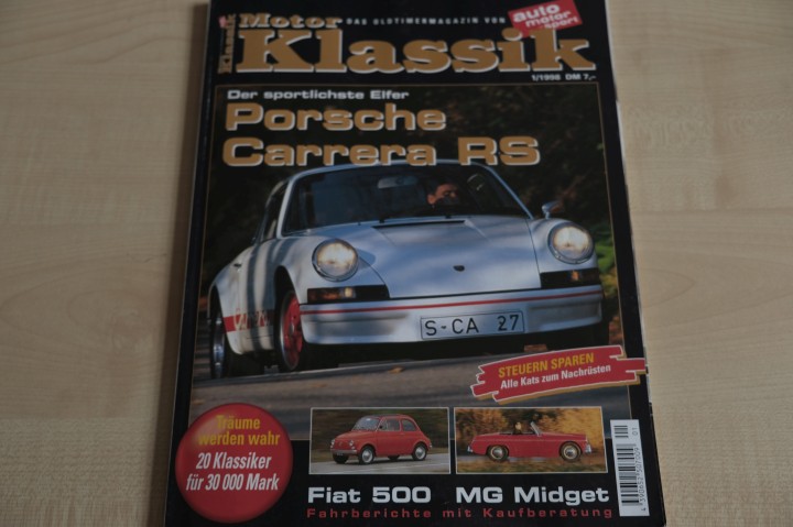 Deckblatt Motor Klassik (01/1998)